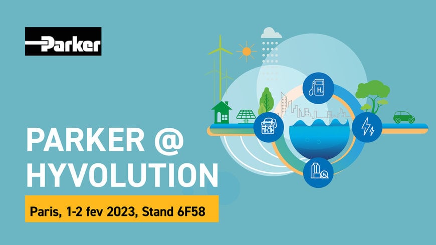 Parker to showcase H2 solutions for the entire value chain at Hyvolution 2023